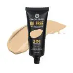 Colors Queen 3 in 1 Oil Free Foundation for Face Makeup| Natural Matte Finish, Medium to Full Coverage Foundation with Primer| Ultra Blendable & Long Lasting Foundation (03 Golden Beige, 60ml)