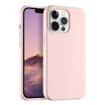 LIRAMARK Liquid Silicone Soft Back Cover Case for Apple iPhone 13 Pro Max (6.7 Inch) (Pink)