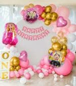 SPECIALYOU.IN Barbie Theme Birthday Decoration for Girls, Princess Theme Birthday Decoration, Birthday Balloons for Girls, Birthday balloons for decoration with Barbie foil balloons - 80 items