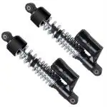 AllExtreme EXRSAS2 Rear Shocker Suspension Spring Adjustable Bike Shock Absorber for Royal Enfield Bullet Motorcycle (Black, 2 Pcs)