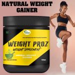 Riffway Weight Proz_ Weight Gain Powder Men Women, Body Gym Supplement / Whey Protein Weight Gainers/Mass Gainers (100 g, No Flavour)