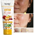 KURAIY Amazing Ubtan Face Wash Cream With Natural Deep Moisturizing Face wash Tube 