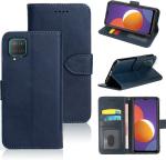 WEBKREATURE Mobile Cover for Samsung Glaxy A12 (Blue, Dual Protection, Pack of: 1)