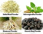 Nutrixia Shatavar, Safed Musli, Kaunch Beej and Ashwagandha Powder 250 Gm Each-Total-1000 Gms