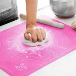 SAVREEN Silicone Baking Mat Roti mat Silicone Chapati Atta Kneading Mat (Multicolor)