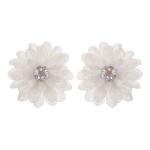 PUSPITA HANDICRAFT PRODUCT Handmade Fish Scale Craft Earring White Women(pack of 5) (PUSPAHANDICRAFTS_12)