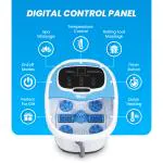 JSB HF37 Foot Spa Massager Pedicure Machine for Foot Care, Pain Relief & Relaxation, Blue