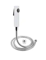 Prestige Snowbell ABS Health Faucet with SS-304 Grade 1mtr Flexible Hose Pipe and Hook