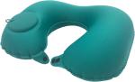 YUXANA Inflatable Travel Neck Pillow Air Pump Comfortable U-Shape Headrest Support with Compression Bag for Office Train Car Airplane Sleep Cushion | 15.74 X 11.02 Inch | Multicolor