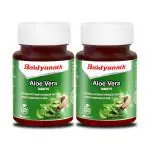 Baidyanath Aloe Vera Tablets (120tabs, 60tabs X 2) | Nutritional Supplement Helps In Healthy Skin And Liver |Useful For Eliminates Toxins, Helps To Boost Immune System, Wellness And Rejuvenation