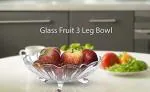 SHG ENTERPRISE Glass Fruit Bowl for Tableware - Big Size 9