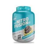 HF Series Nitro Fusion Whey Isolate Protein with added vitamins |30G PROTEIN|4kg| COOKIES & CREAM