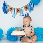 Festiko I Am One Banner Birthday Decorations Baby 1st Birthday Boy Decorations Birthday Party Supplies