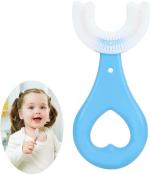 TruVeli 360 Degree Food Grade Soft Silicone U Shaped Toothbrush For Kids (Pack of 1)