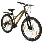 Avon Buke BicyclesPablo 26Theavy-duty MTBwith 26 inches wheel size and 18 inches ERW Carbon steel Frame| Front Suspension Fork, Disc Brakes, Shimano Gear Sets and Double Wall Alloy Rims | Available in Matt Army Green | suitable for all terrains