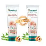 Himalaya Herbals Gentle Exfoliating Daily Face Wash, 2 x 100ml Combo Pack (1+1)