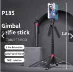 Tech Gear 1800mm Wireless Selfie Stick Tripod Stand Foldable Monopod for Gopro Action Cameras Smartphones Balance Steady
