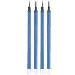Uni-ball UMR 10 Gel Impact Refills, 0.1 mm Tip, Blue Ink, Pack of 4