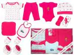 VParents Bitsy New Born Baby Gift Set (Pack of 10) (Pink)