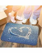 Status Super Soft Anti Slip Heart Shape Bath Mat/Door Mat/Bathroom/Bedroom/Living/Gifting/Valentine's Day Gift Mat/Couple Gift/Birthday Gift/Home Decoration/Loved Ones 15