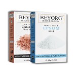BEYORG Paraben Free Calamine Clay and Epsom Salt for Anti Acne - Pimples, Anti - Ageing and Skin Toning - 200 g