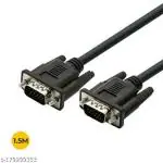 AZIM INFOTECH's VGA Premium Cable, Black (1.5 m)