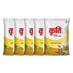 Kriti Refined Groundnut Oil - 1L Pouch (Pack of 5)
