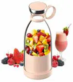 DWITI ENTERPRISE Portable Blender, USB Rechargeable Mini Juicer Blender, Electric Juicer Bottle Blender Grinder Mixer, Personal Size Blender for Juices, Shakes and Smoothies, Fruit Juicer Machine