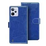 HANIRY Flip Cover for Realme C31 flip cover | Realme RMX3501 flip cover | Blue