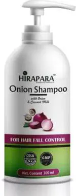 HIRAPARA Onion Shampoo For Hair Fall Control & Hair Growth | Suitable for All Type Hair (300 ml)