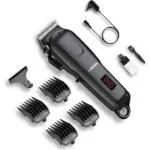 NOVA Professional Rechargeable and Cordless NHT 1083 Hair Clipper Trimmer 120 min Runtime 5 Length Settings  (Black)