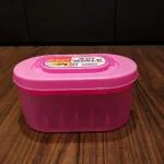 CSM Pink Plastic 26 Reels Thread Box, 24.6 x 12.8 x 11.6 cm
