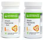 HERBALIFE Afresh Energy Drink - Peach Flavor & Ginger Flavor For Weight Loss Energy Drink  (50 g, Peach, Ginger Flavored)
