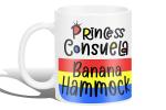 Get Fatang Multicolor Princess Consuela Banana Hammock TV Show Printed Ceramic Coffee Mug 350 ml