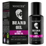 Mancode Beard oil Clove & Nutmeg For Men 60ml | Beard And moustache Oil | Soft Strong Healthy Beard | In 6 Different Variants | Beard Grooming | Pack Of 1