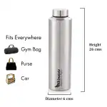 Winggi 1000ml Stainless Steel Water Bottle - Rustproof, Durable & Spill-Proof (Pack of 1)