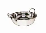 Nirvika Silver Stainless Steel Kadhai of 1750 ml