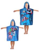 Athom Living Marvel Avengers and Captain America Kids Hooded Bath Towel 60x120 cm Pack of 2