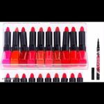 EETMA JVM Eyeliners & Lipstick For Girls Pack Of 11