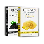 BEYORG Natural Activated Charcoal and Lemon Peel Powder for Anti Acne and Pimples - 200 g