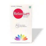 Sundyota Lifecare Relaxium - Stress Relief Formula with Melatonin 3mg, Lactium, and L-theanine | Quality Sleep | Calm Mind | Anxiety Relief -Non-Habit Forming Formula - 30 Capsules
