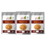 90's MILL Traditional Style Bhakarwadi Gujrati Mini Bhakarwadi | Authentic Button Bhakarwadi | Mouth-watering Crunchy, Light and Flavourful Tea Chai Party Snack Namkeen Savoury Snack-1Kg*3Pack
