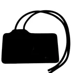 Bos medicare surgical Blood Pressure Double Tube for Sphygmomanometer Black