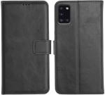 Mintak Samsung Galaxy A31 Dark Grey Thermoplastic Polyurethane Mobile Flip Cover