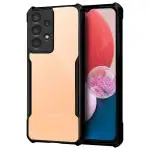 Fashionury Shockproof Crystal Clear Back Cover Case for Samsung Galaxy A13 4G|360 Degree Protection|Protective Design|Transparent Back Cover Case for Samsung Galaxy A13 4G(PC TPU|PC,TPU|Black Bumper)