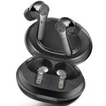 Byer Airflow 2.0 earbuds, Sweat and water Resistance, Low latency, AAC,ENX Support, ANC Stereo Calls, Touch Sensor, Deep bass Bluetooth Headset (Black, True Wireless)