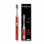 Purexa Electric Toothbrush for Adults with 2 Brush Heads & 4 Cleaning Modes | Electric Toothbrush for Men & Women | AAA Battery Brush, 180 Days Use | Soft Bristle Toothbrush | Electric Brush for Oral Care, Teeth Whitening Best Electric Toothbrush