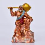 WELNO Unique Big Bahubali Hanuman Idol Sitting on Mountain, Home Decor Item Hanuman Murti Statue
