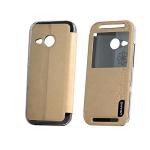 Usams Gold Leather Flip Case For Usams Htc One M8 Flip Case