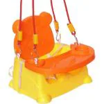 Maanit Multipurpose Baby Swing Jhula with Adjustable Straps (Yellow)